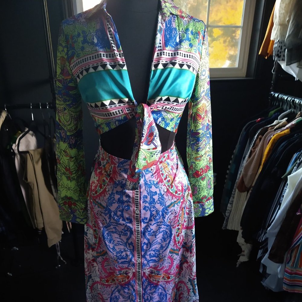 Tie-up Summer Dress NWOT